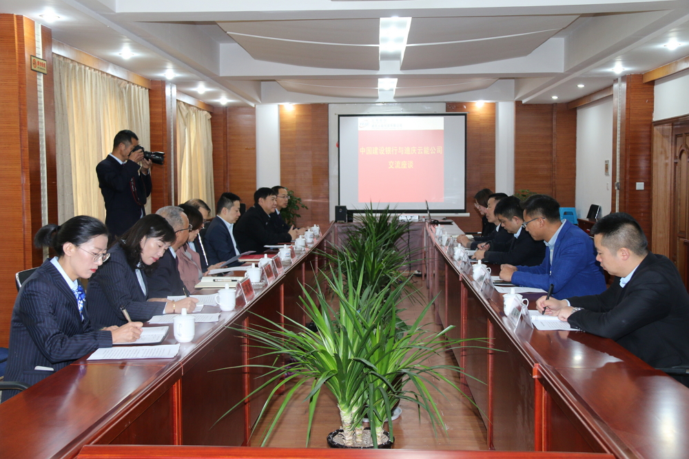 中國建設銀行云南省分行到訪居正所屬迪慶云能公司-云南能投居正產業(yè)投資有限公司